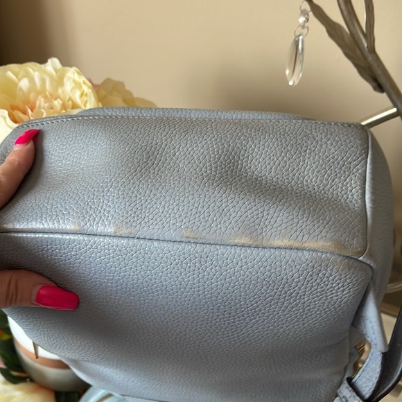 Michael Kors Erin Studded Women's Bag - Pale Blue, Medium - Picture 8 of 15